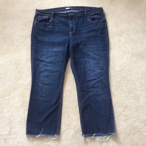 Old Navy Plus Size Dark Blue Flare Jeans